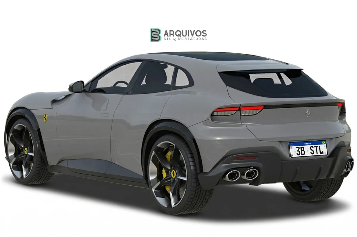 Modelo 3D STL - Ferrari Purosangue — foto 5